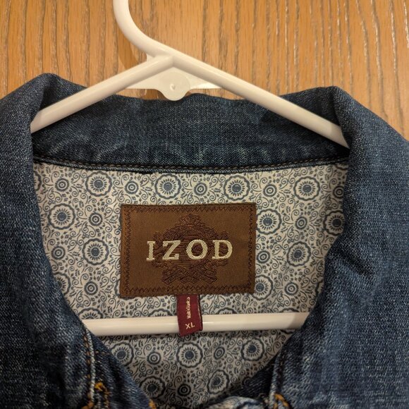 IZOD Women's Jean Jacket-Size XL - Picture 2 of 4